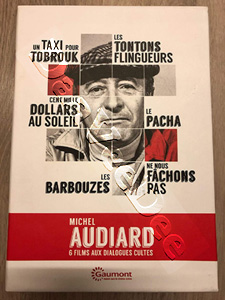 Michel Audiard Collection | Un taxi pour Tobrouk / Les tontons flingueurs / Cent mille dollars au soleil / Les Barbouzes / Ne nous fchons pas / Le Pasha  | Taxi for Tobruk / Crooks in Clover / Greed in the Sun / The Great Spy Chase / Let